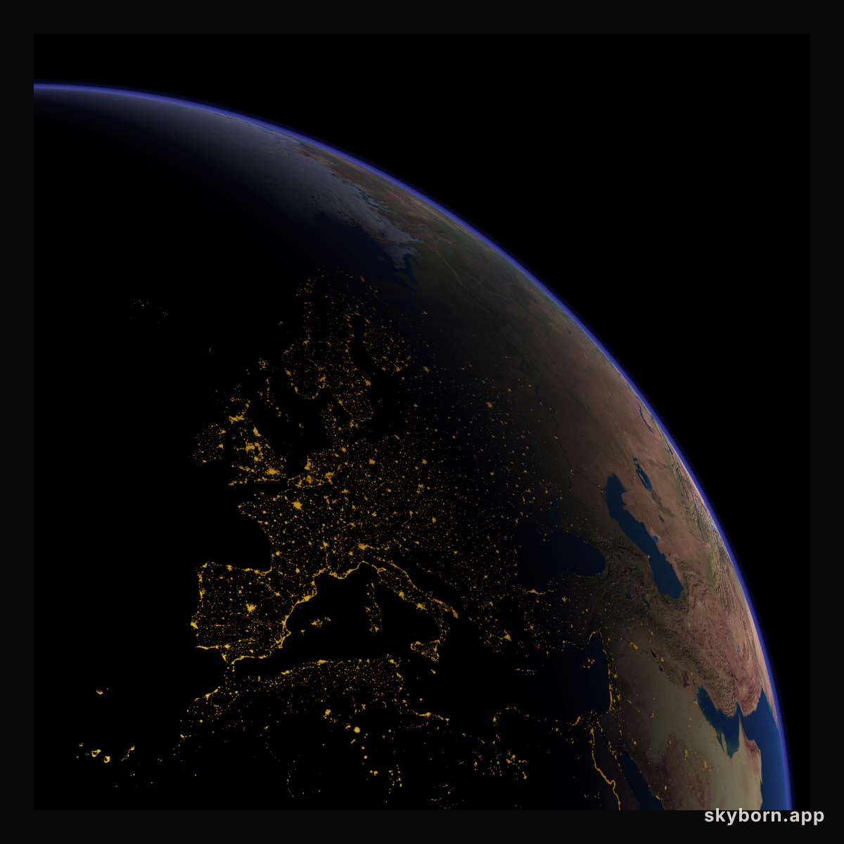 Europe at Night