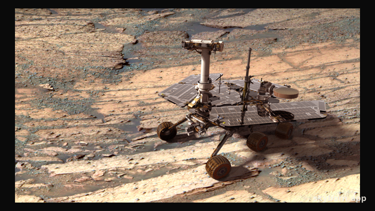 A Digital Opportunity Rover on Mars