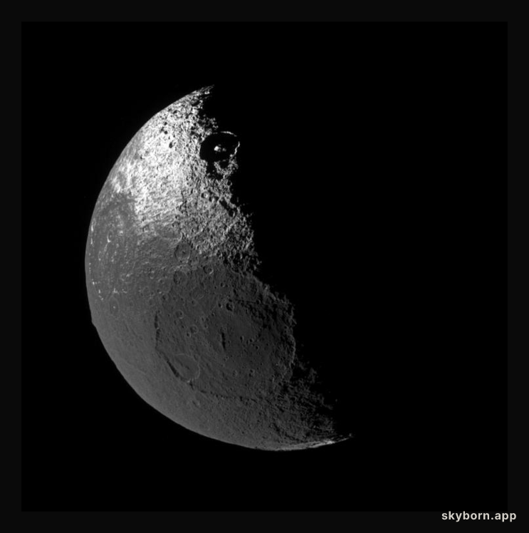 Dark Terrain on Saturn's Iapetus