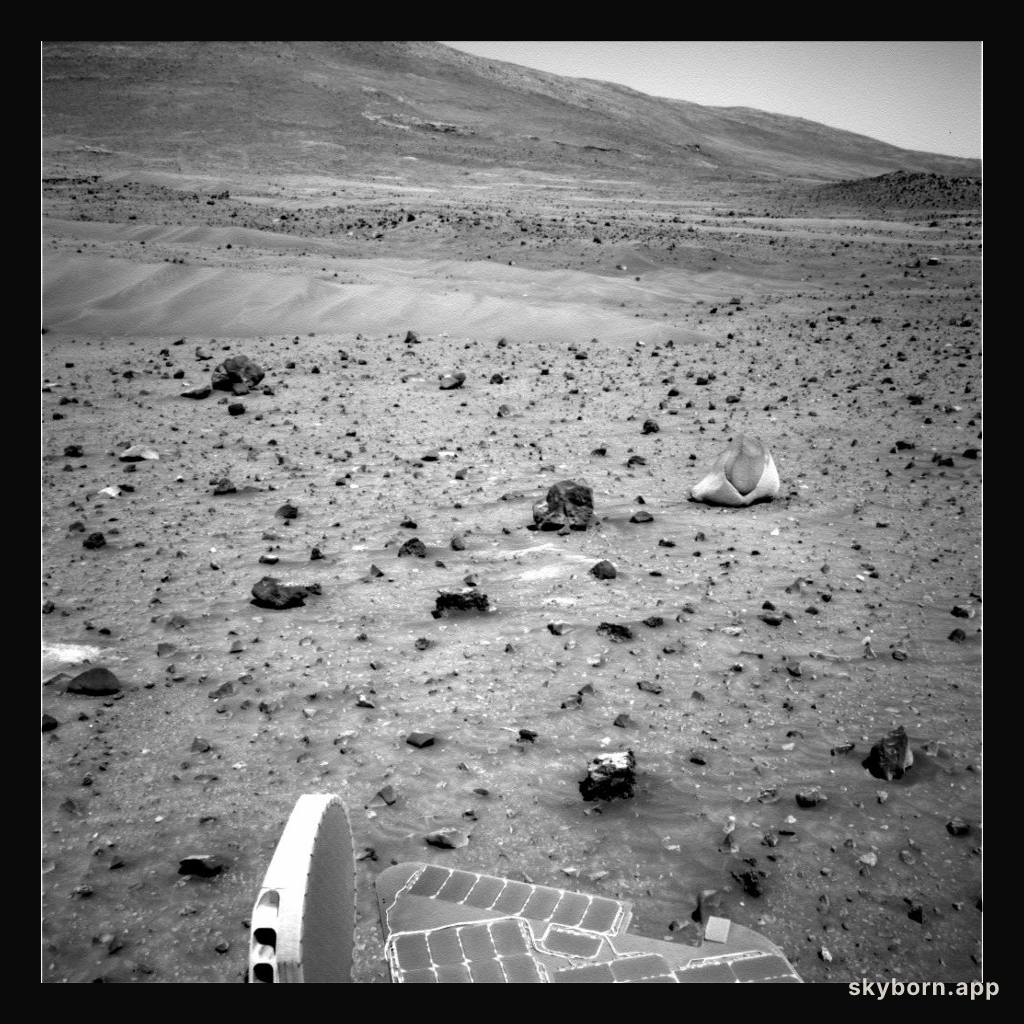 An Unusual Two-Toned Rock on Mars