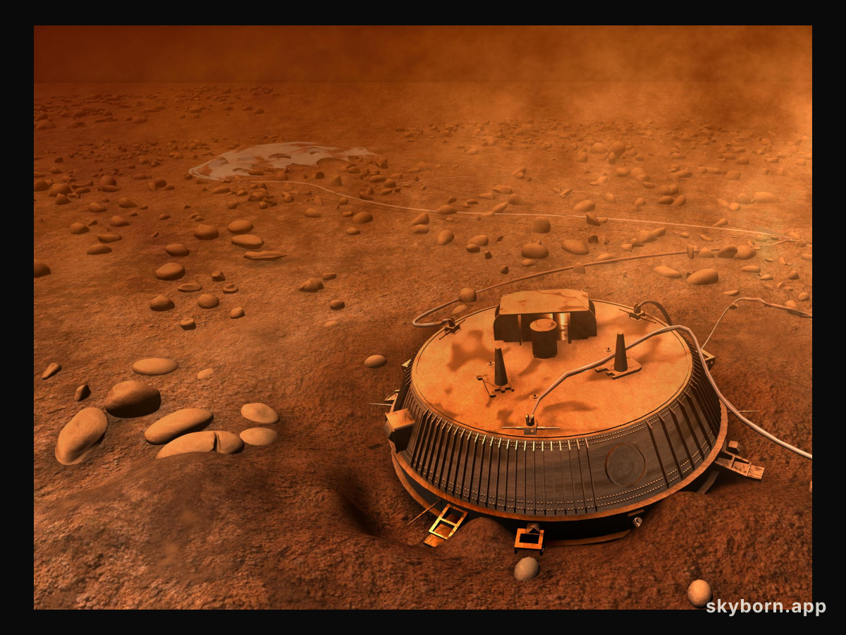 Huygens on Titan Illustrated