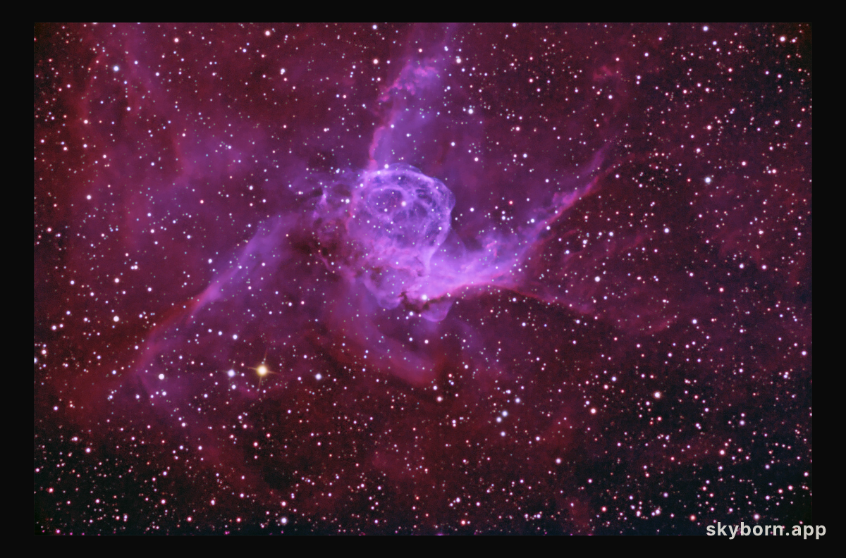 Thor's Helmet in H-Alpha