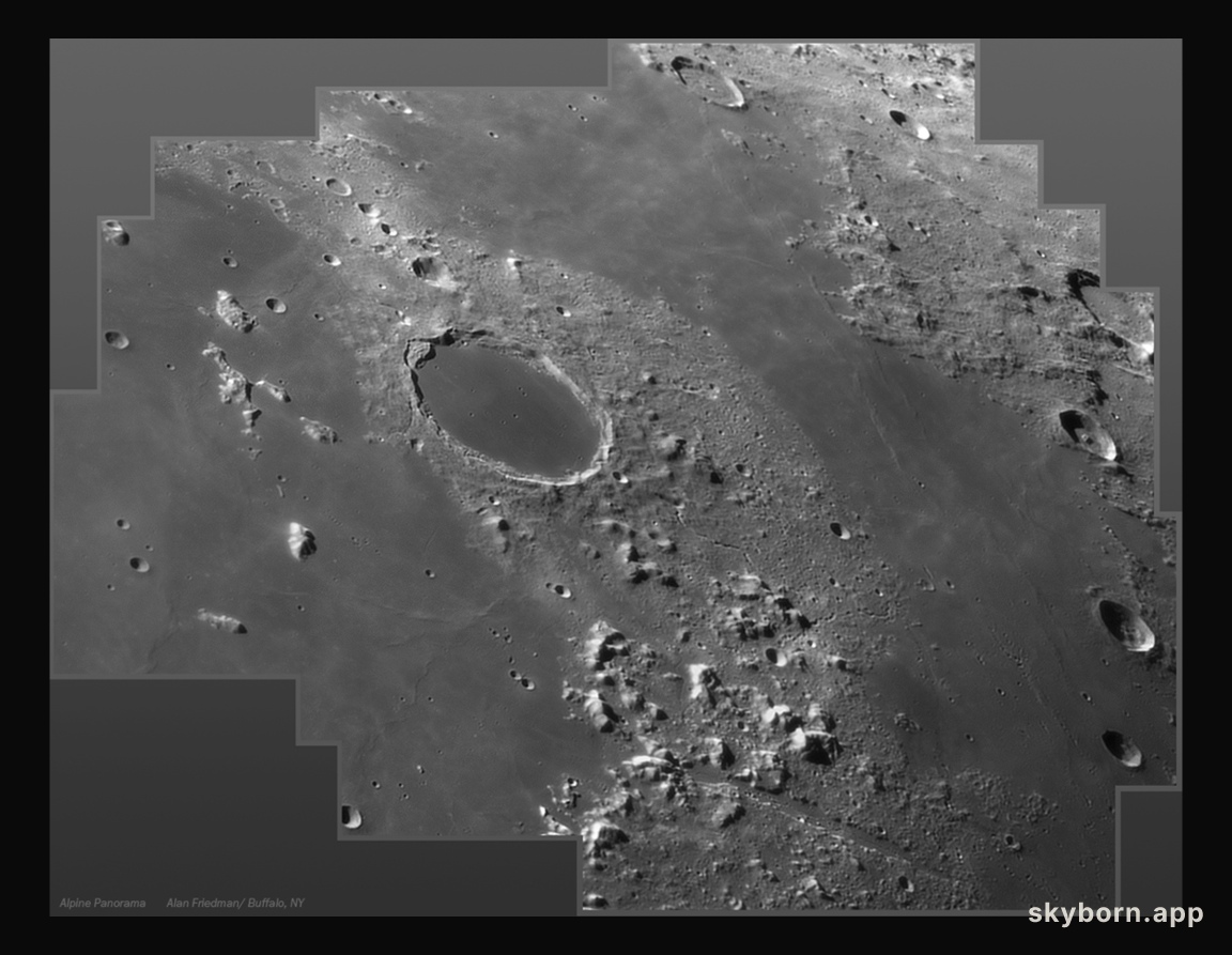 Plato and the Lunar Alps