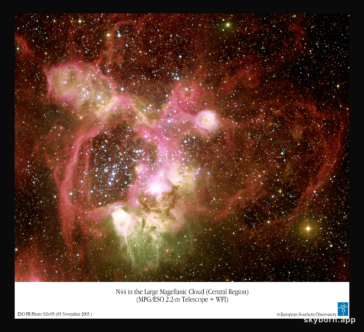 The N44 Emission Nebula