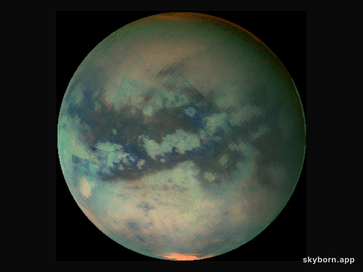 Rotating Titan in Infrared Light