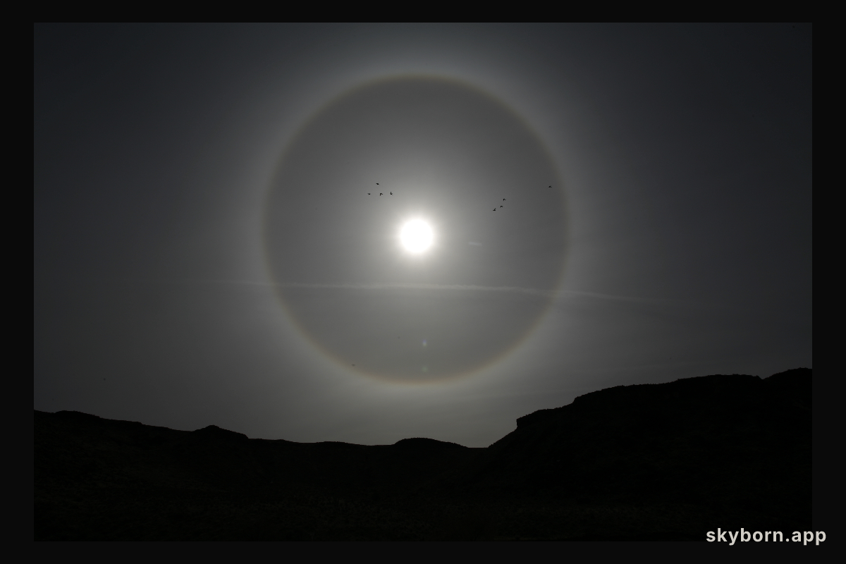 A Sun Halo over Utah