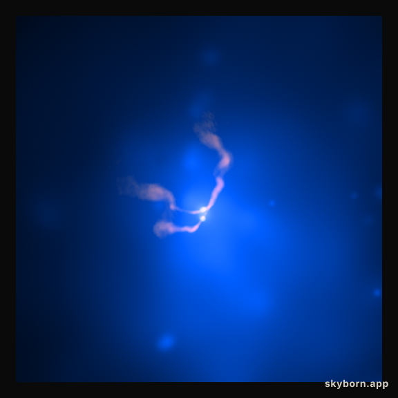Binary Black Hole in 3C 75