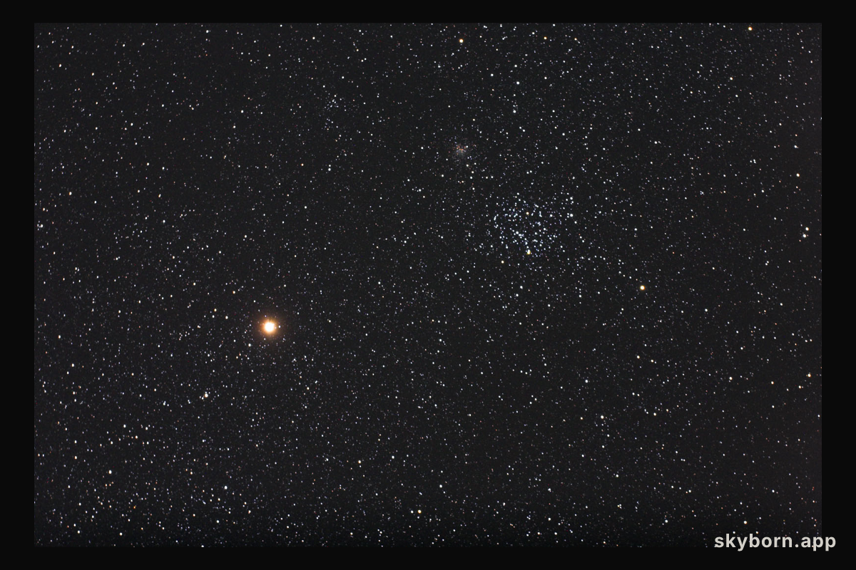 Mars and the Star Clusters