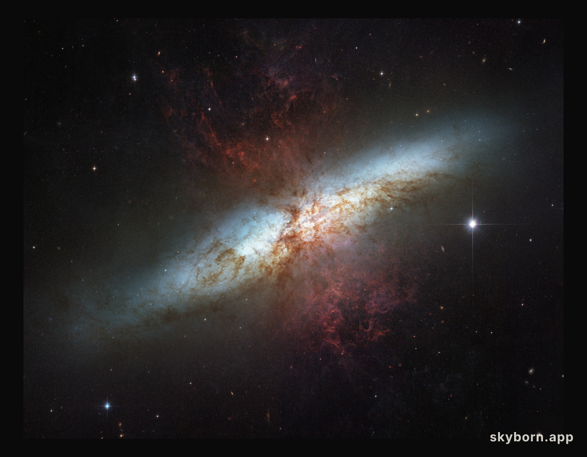 M82: Galaxy with a Supergalactic Wind