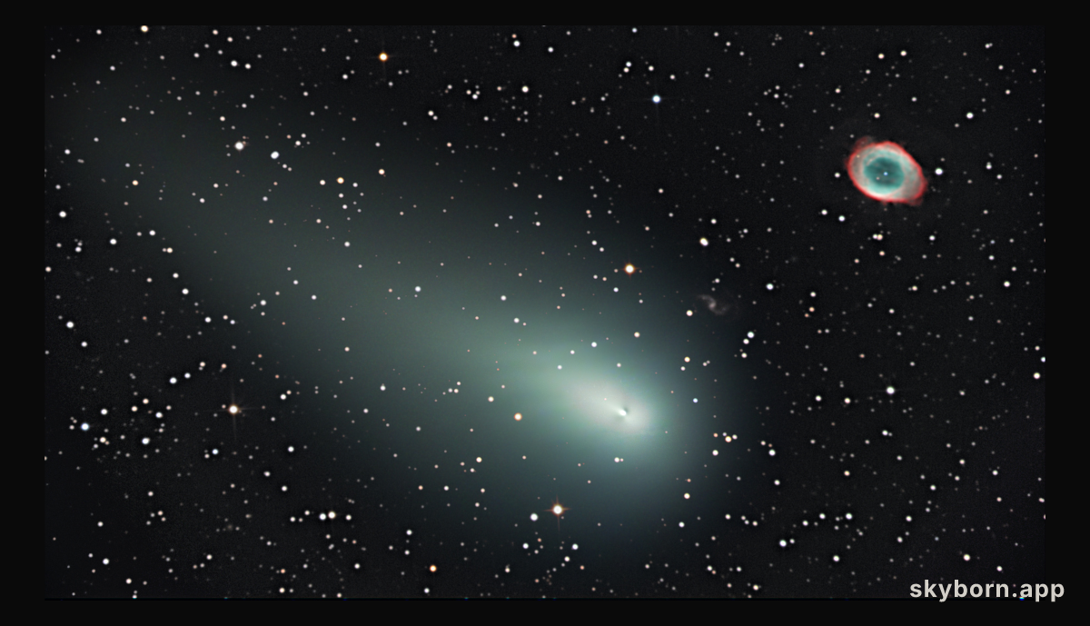 Comet Meets Ring Nebula: Part I