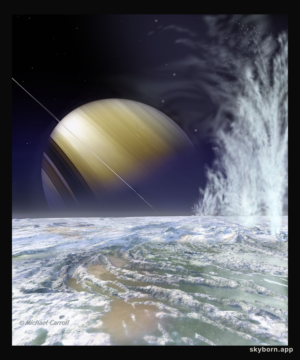 Enceladus Ice Volcanos