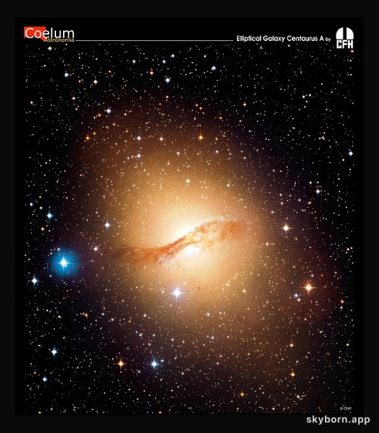 Elliptical Galaxy Centaurus A from CFHT