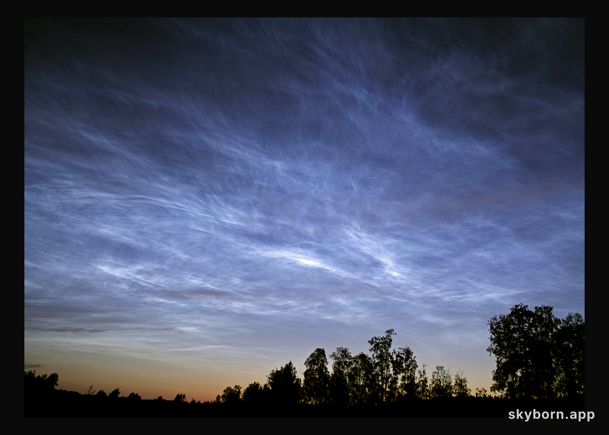 Noctilucent Clouds Over Sweden