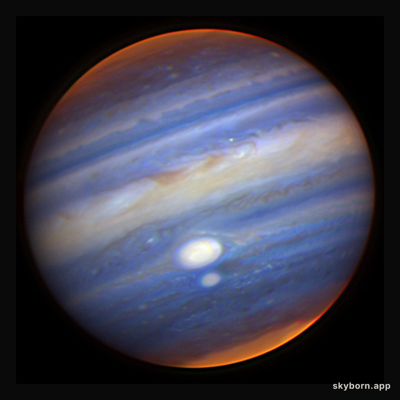 Jupiter's Two Largest Storms Nearly Collide