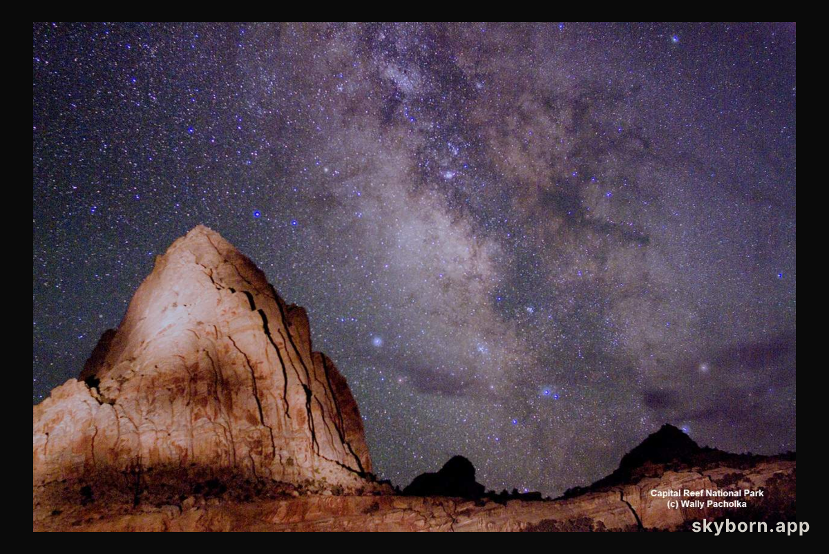 The Milky Way over Utah