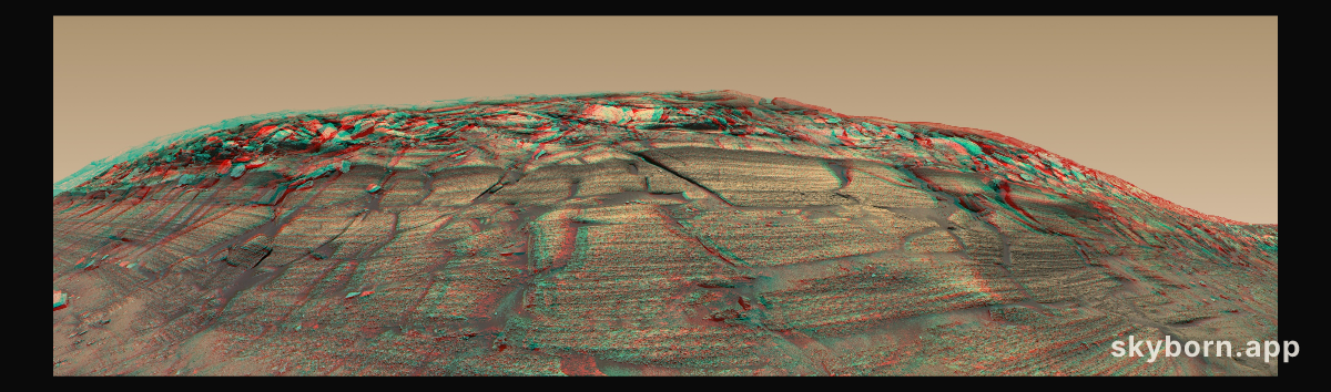 Burns Cliff Anaglyph