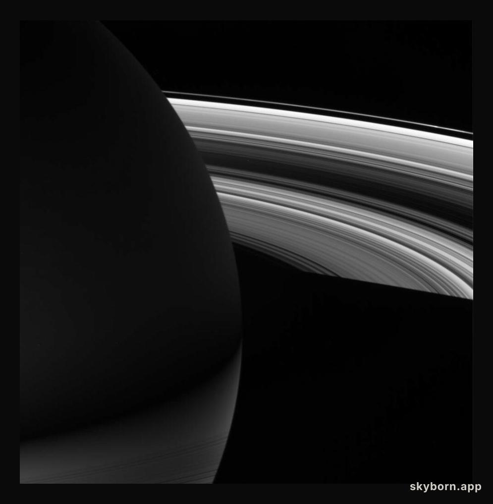 Saturn at Night