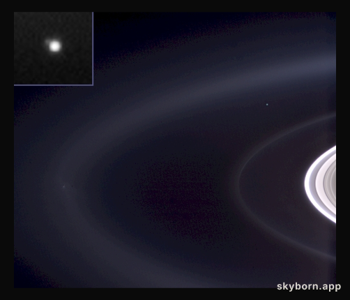 Earth from Saturn
