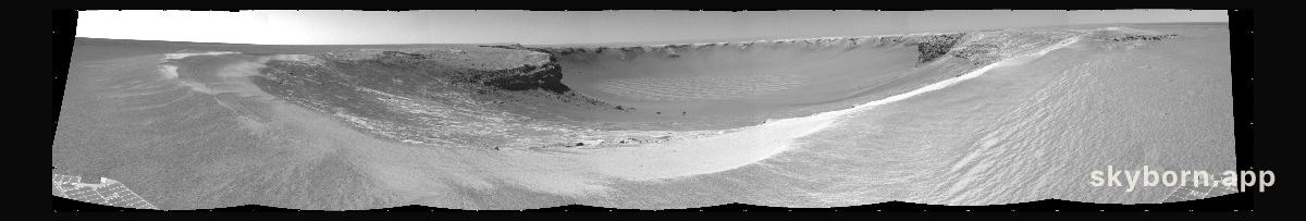 Victoria Crater on Mars
