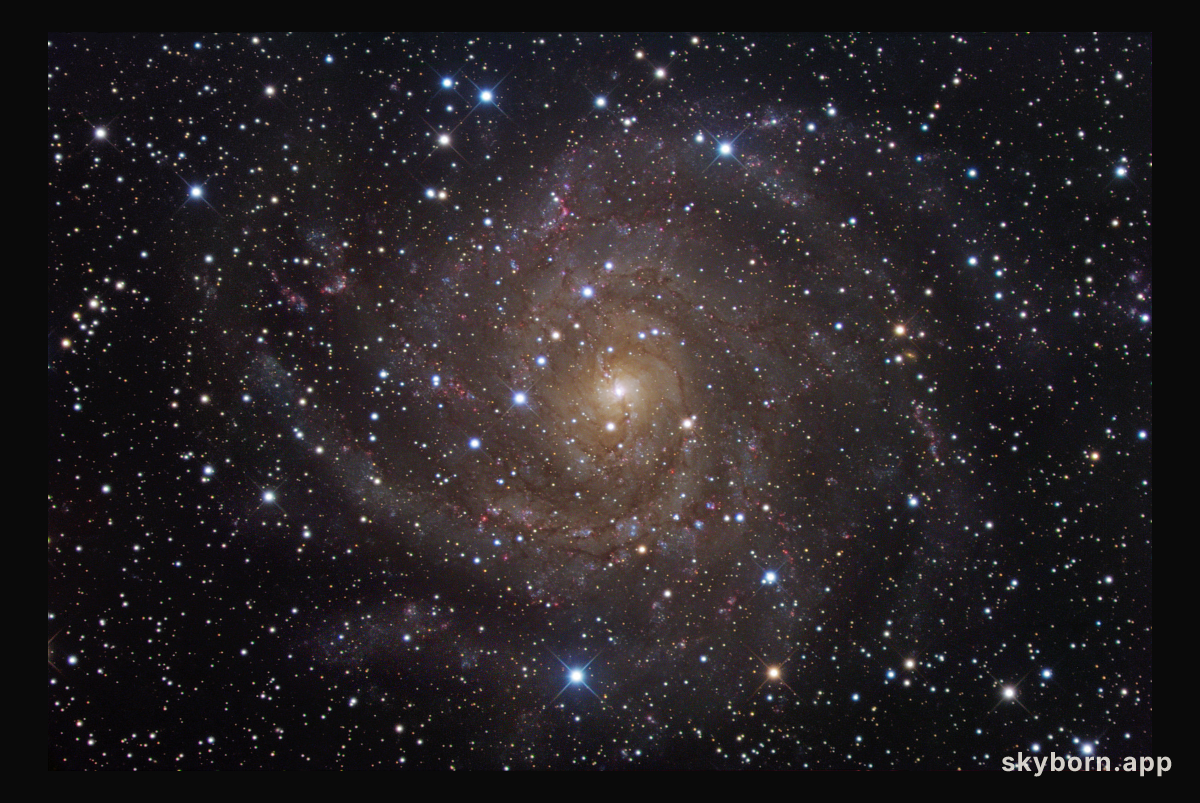 Hidden Galaxy IC 342