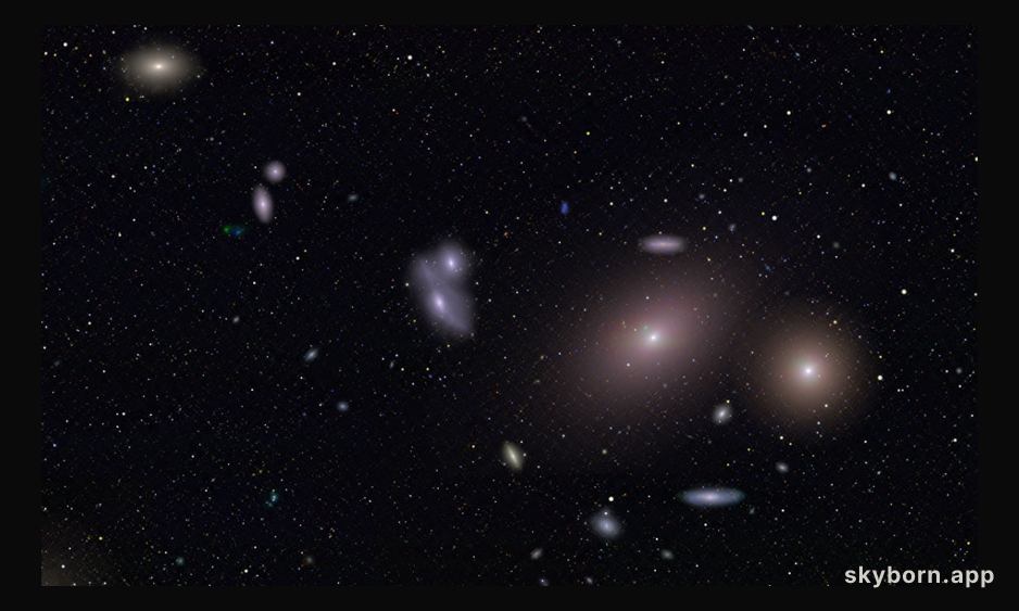 Markarian's Chain of Galaxies
