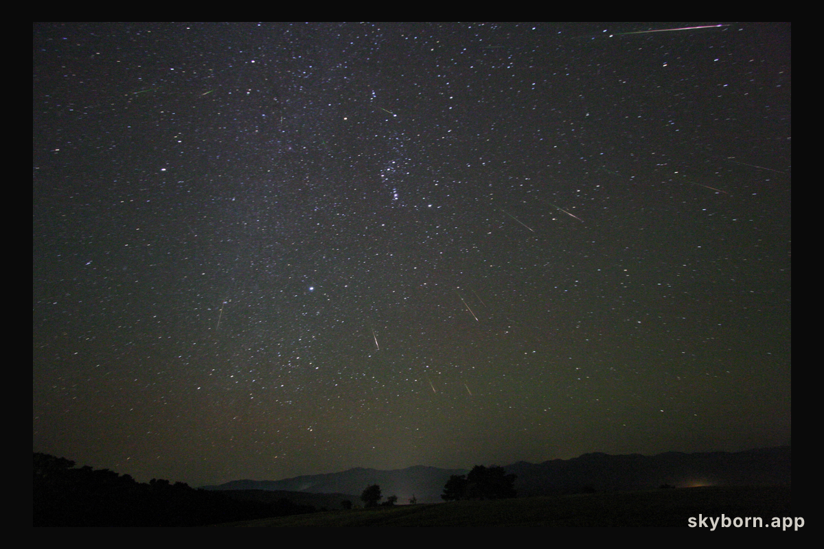 Orionid Meteors Over Turkey