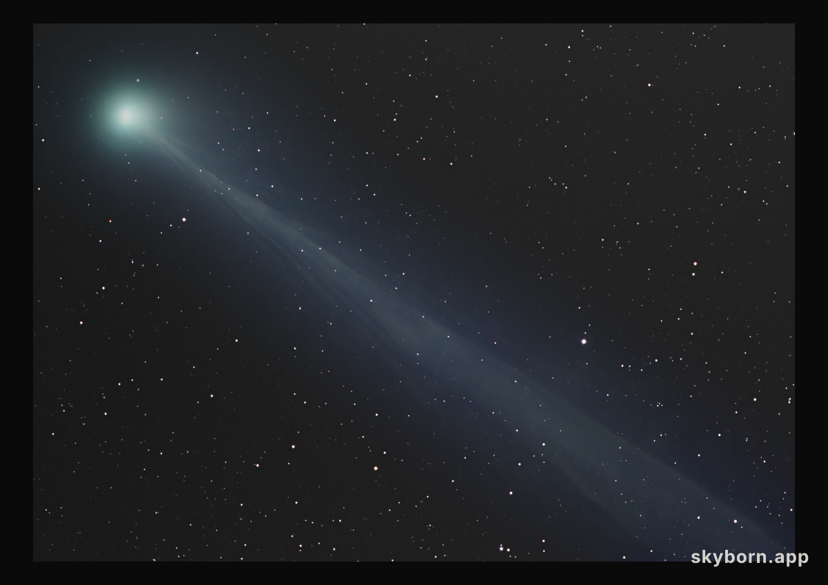 The Ghostly Tail of Comet SWAN