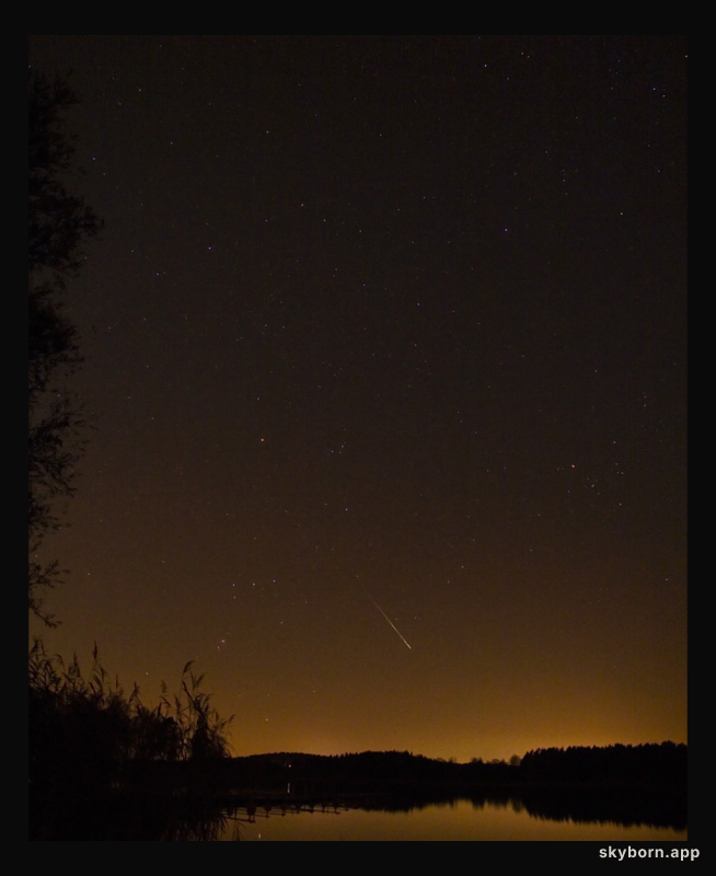 A Leonid Meteor Over Sweden