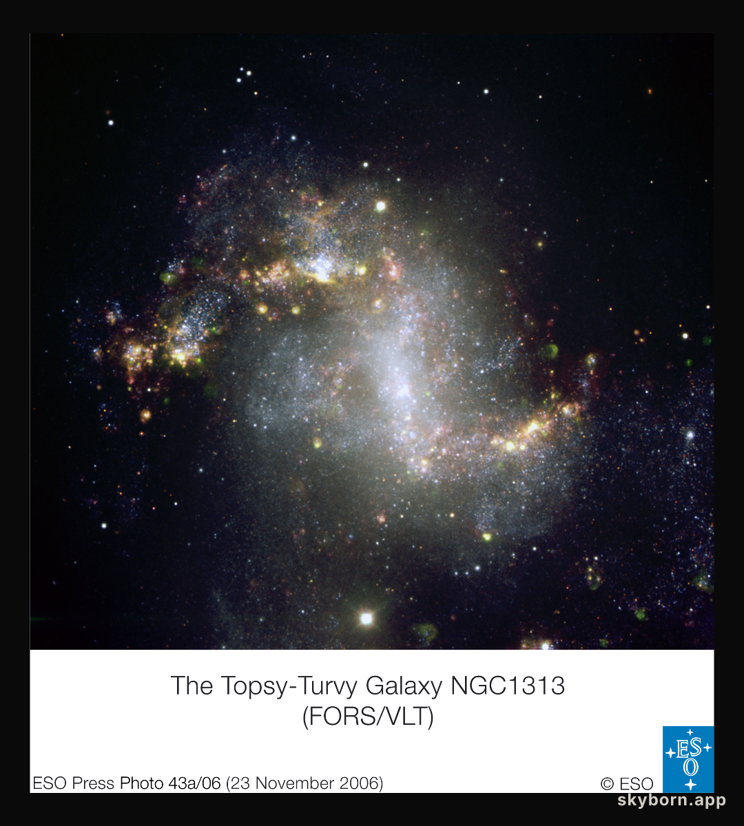 Unusual Starburst Galaxy  NGC 1313