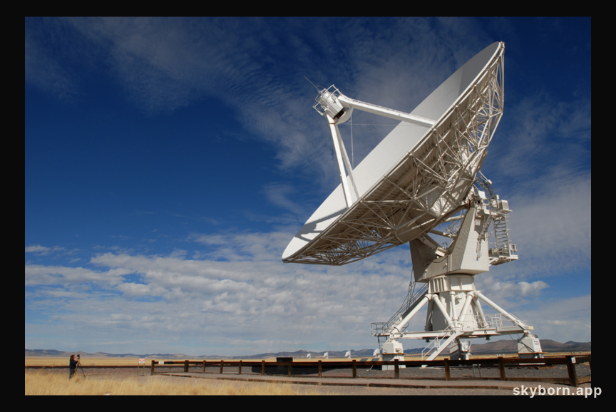A Big Dish at the VLA Radio Observatory