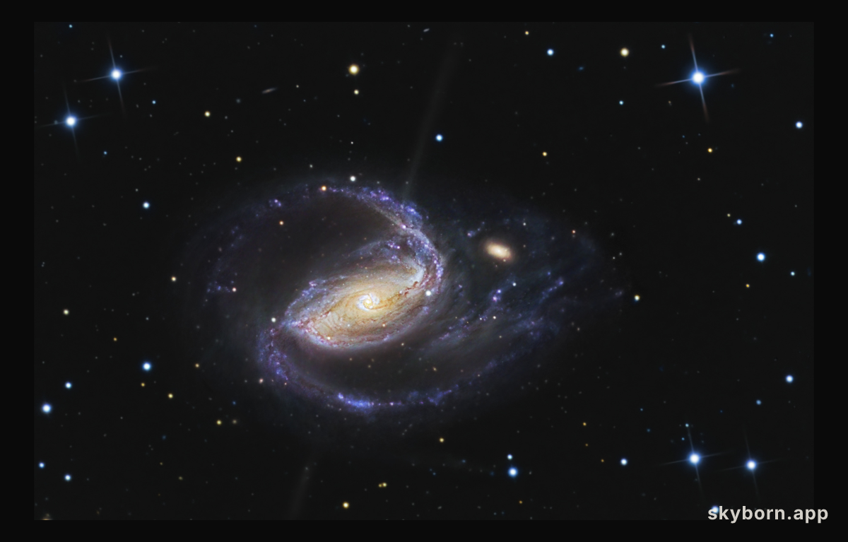 In the Arms of NGC 1097