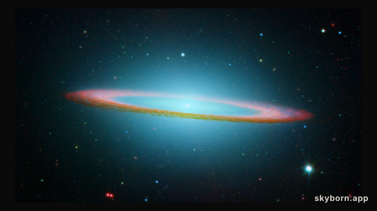The Sombrero Galaxy in Infrared