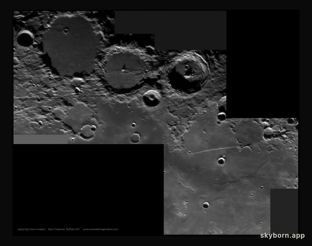 Ptolemaeus, Alphonsus and Arzachel