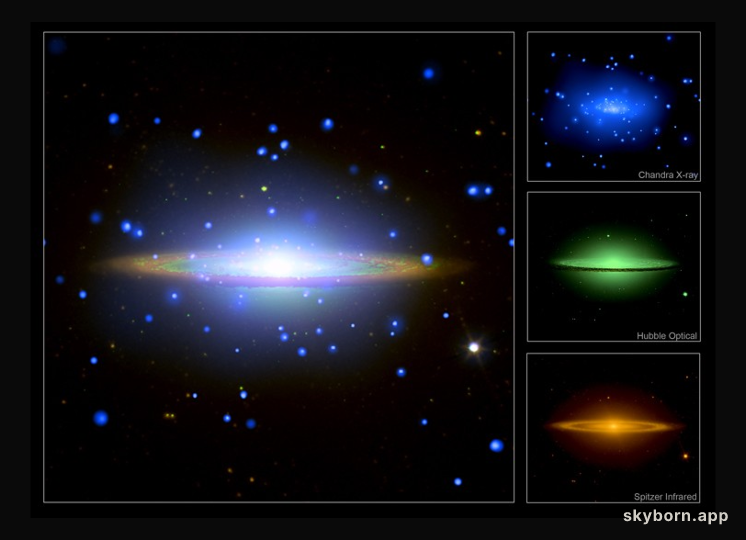 Sombrero Galaxy Across the Spectrum