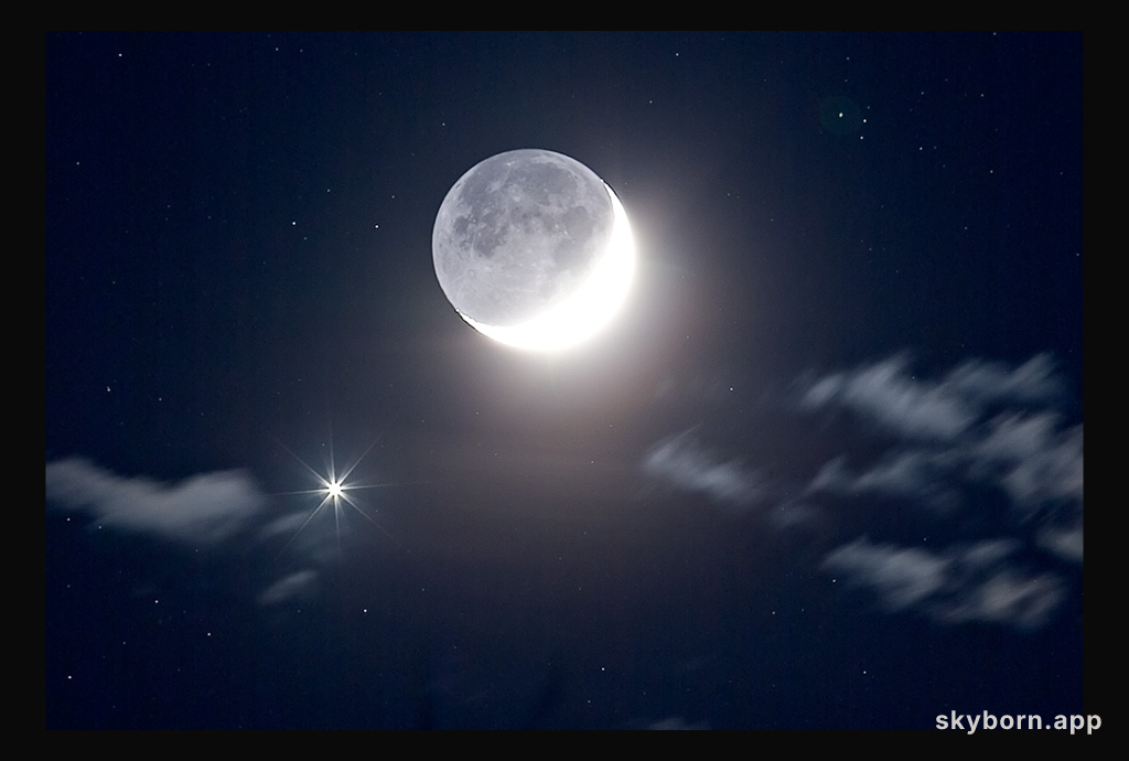 Venus Near the Moon