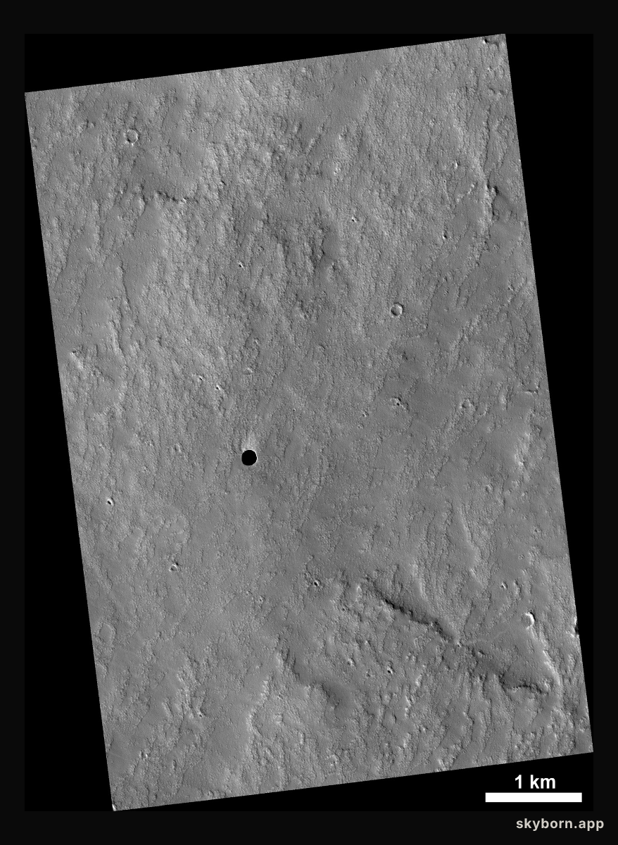 A Hole in Mars