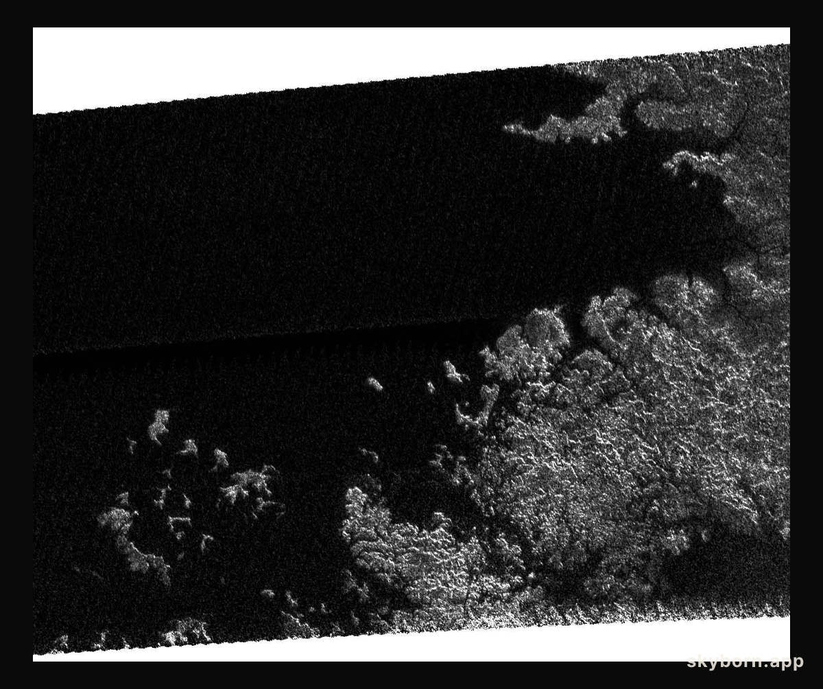 Liquid Sea on Saturn's Titan