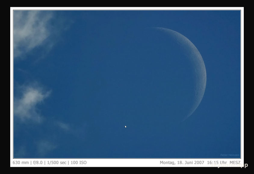 A Daylight Eclipse of Venus
