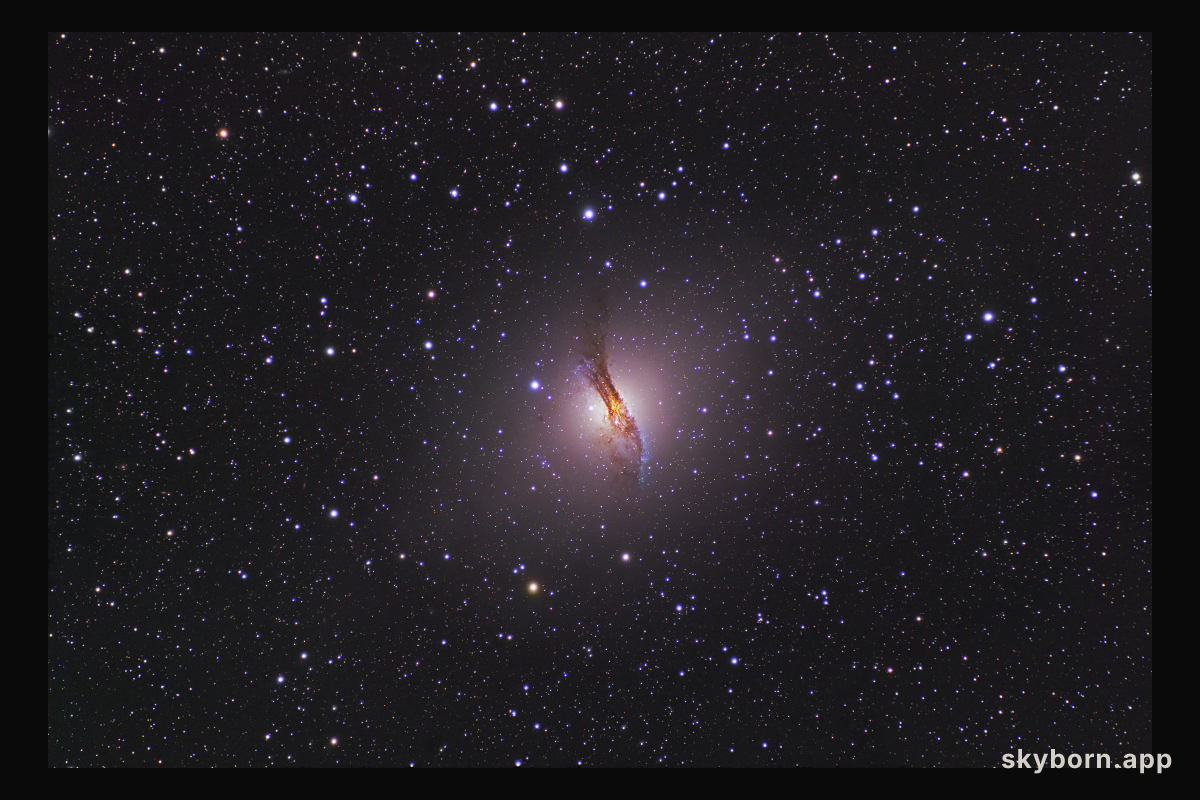 Jumbled Galaxy Centaurus A