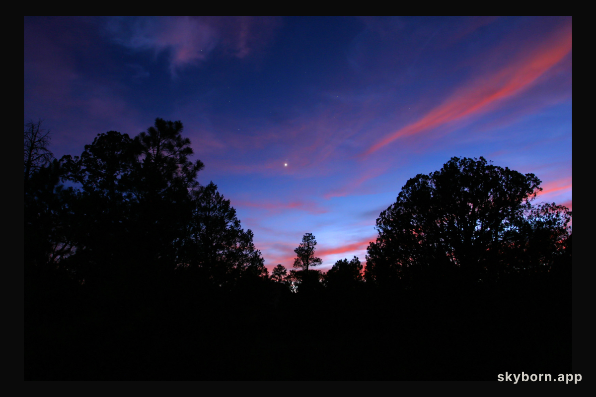 Red, White, and Blue Sky