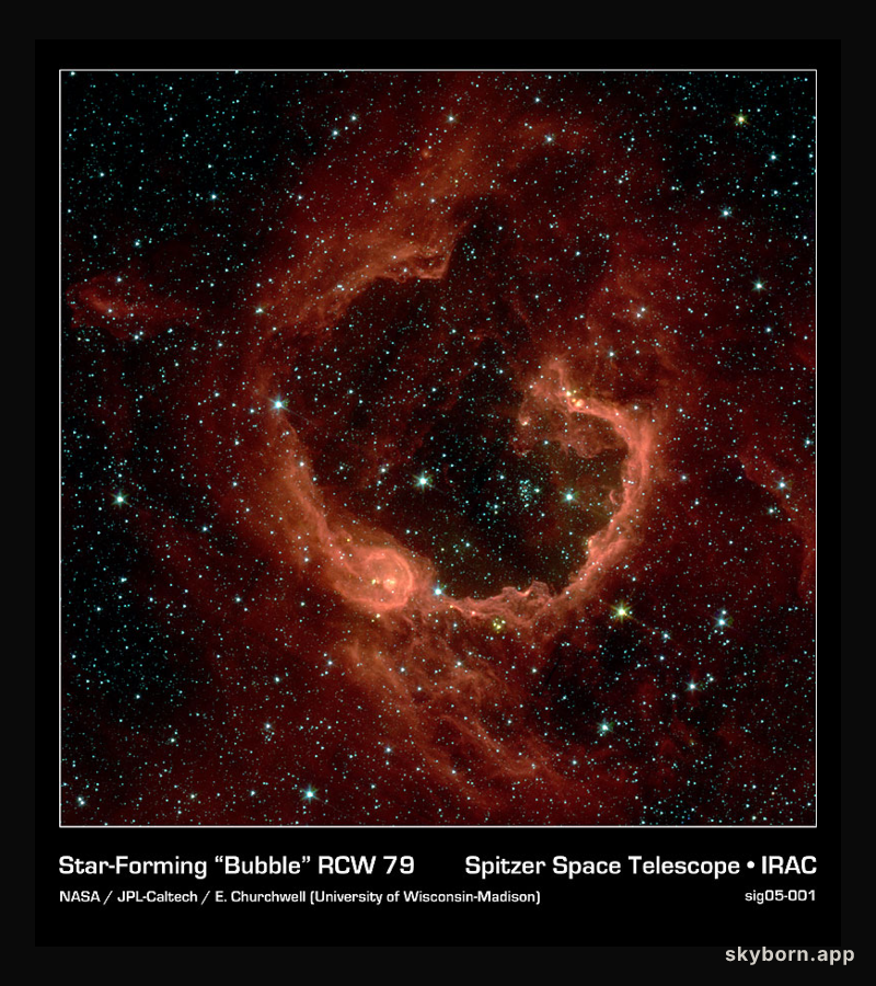 RCW 79: Stars in a Bubble