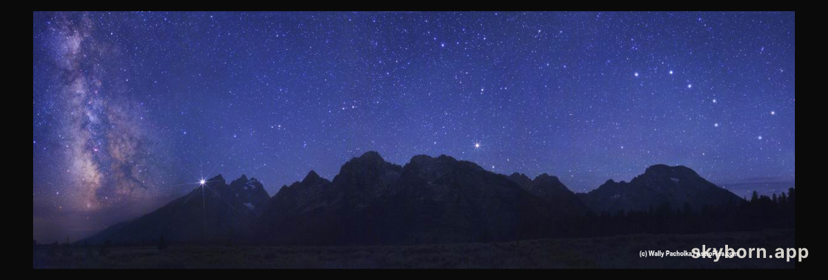 A Spectacular Sky Over the Grand Tetons