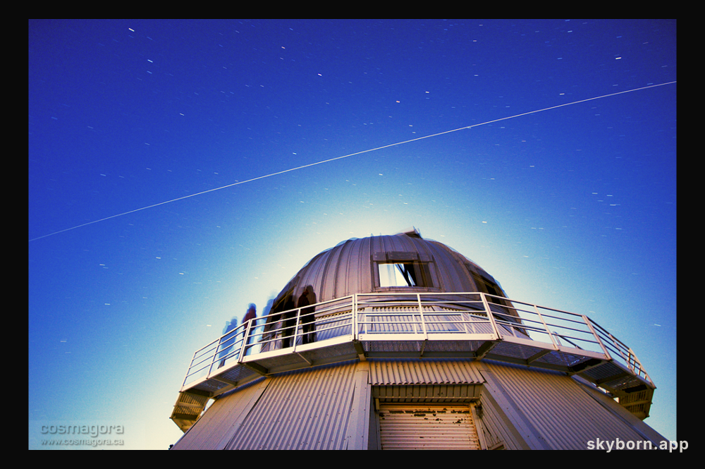 ISS Over Mont-Megantic Observatory