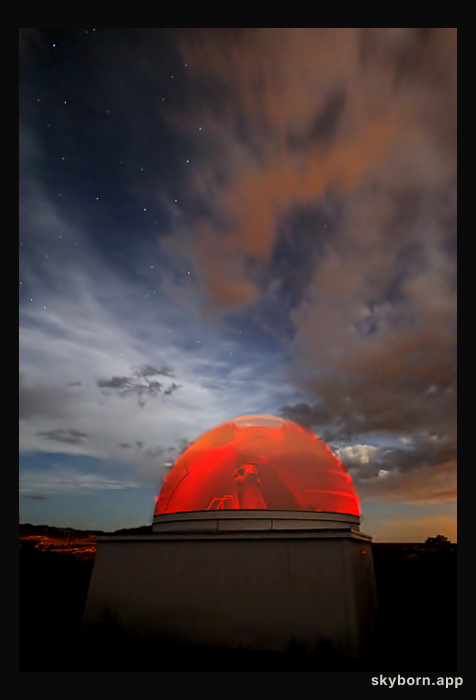 A Red Dome Under the Big Dipper