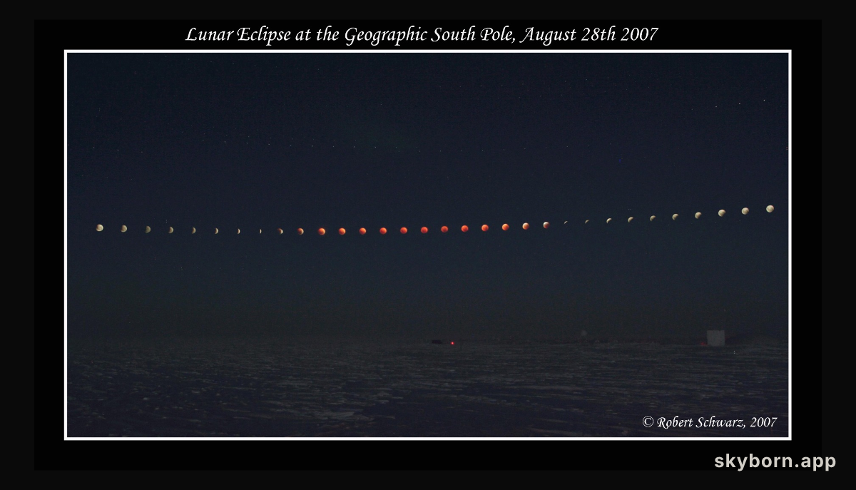 South Pole Lunar Eclipse