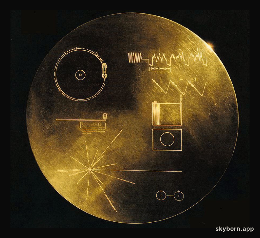 The Voyagers' Message in a Bottle