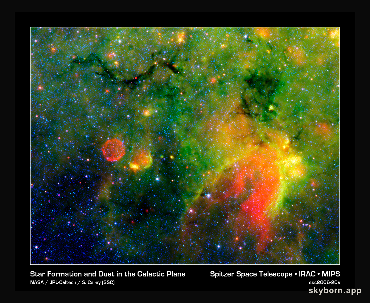 A Galactic Star Forming Region in Infrared