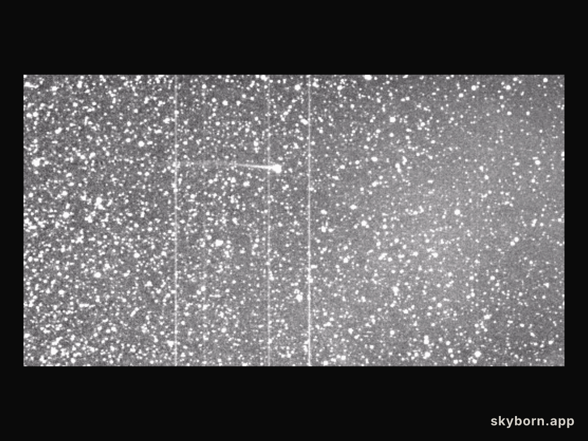 Comet Encke's Tail Ripped Off
