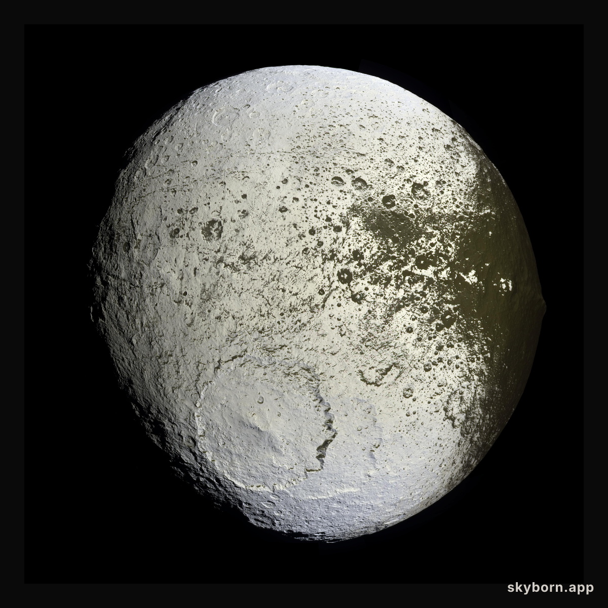 The Strange Trailing Side of Saturn's Iapetus
