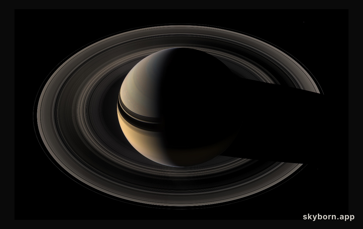 Crescent Saturn